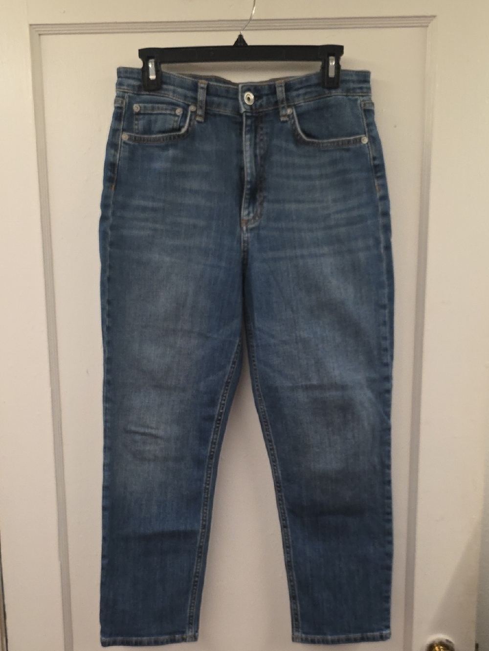 rag & bone Nina High-Rise Cigarette Jeans Jasper Wash Size 29